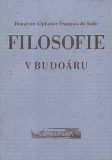 De Sade, D.A.F. - Filosofie v budoáru (Antikvariát)